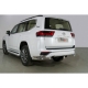 Защита заднего бампера уголки 76-42 для Toyota Land Cruiser 300 70TH ANNIVERSARY 2021–н.в.