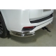 Защита заднего бампера уголки 76-42 для Toyota Land Cruiser 300 70TH ANNIVERSARY 2021–н.в.